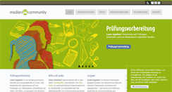Desktop Screenshot of mediencommunity.de
